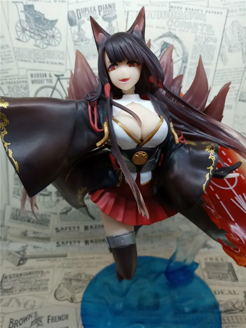 28 см японская сексуальная девушка фигурка анимэ Azur Lane игры акаджи каэде 1/7 шкала