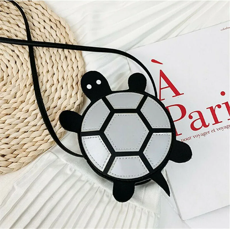 Tortoise Silver Детская сумка на плечо для девочек, сумка-мессенджер через плечо для маленьких детей, мультяшная мини-сумочка для монет, милая черепаха, алмазные животные, милые подарки, новинка - Цвет: Tortoise Silver