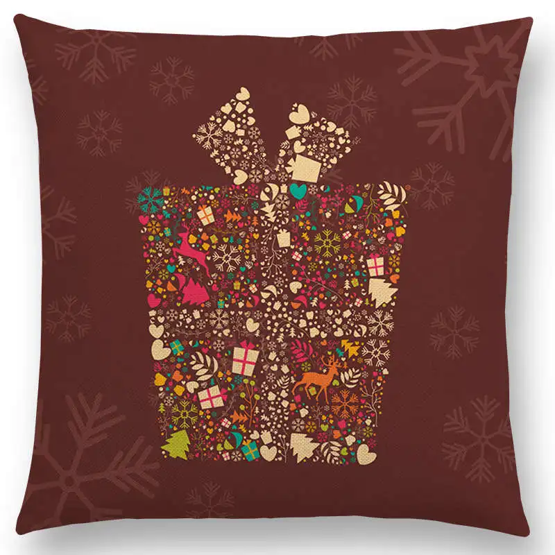 Горячая Распродажа Рождественская елка подарок Олень Снежинка мини печатные