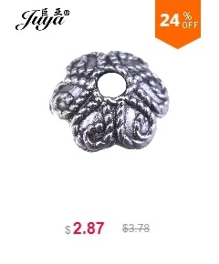 JUYA, металлические бусины, колпачок с концевой кисточкой, конический колпак для изготовления ювелирных изделий, рукоделие, 17x8,5 мм, 14 шт., подвеска, серьги, фурнитура, компонент AC0037