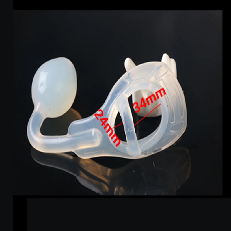 Мужской Еда Frade Силиконовое кольцо для пениса петух кольца с Anal Plug простаты