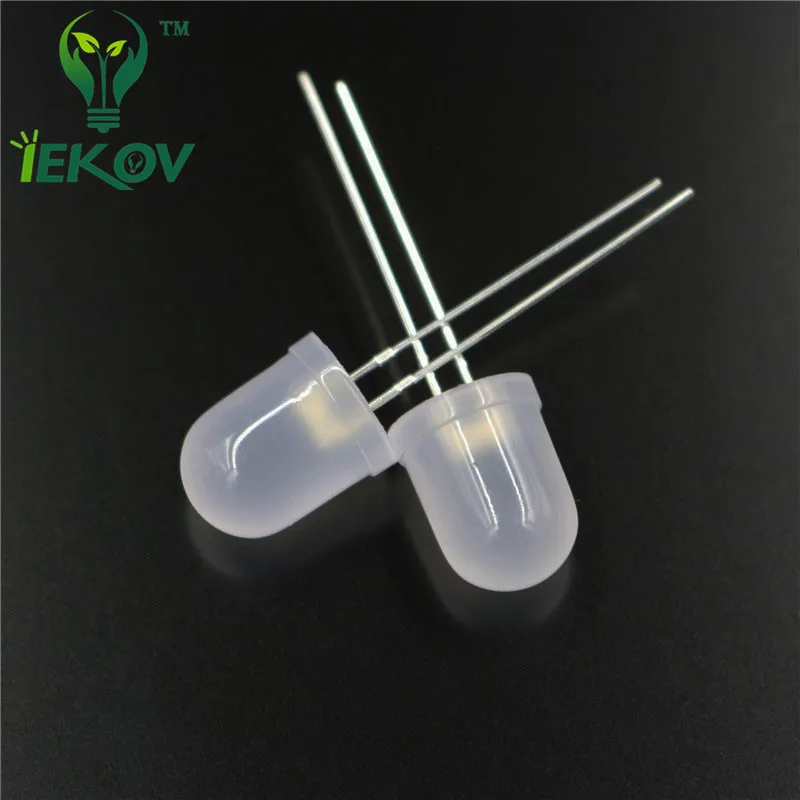 20 шт. LED 10 мм рассеянный светодиодный синий Круглый топ излучающие диоды ультра