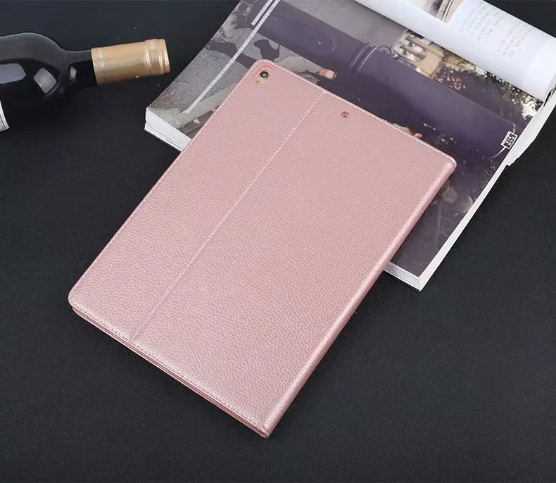 Роскошный деловой чехол из натуральной воловьей кожи+ ТПУ для Apple iPad Pro 10,5 подставка смарт-чехол для iPad 10,5 ''планшетный ПК+ ручка