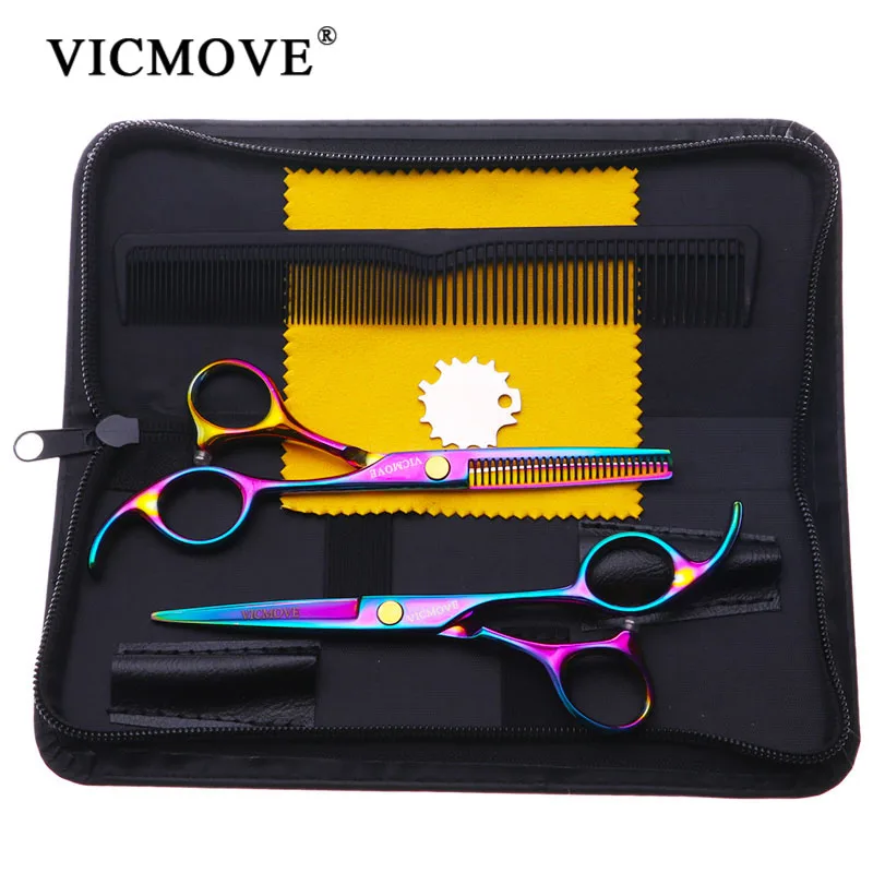 Ножницы VICMOVE из нержавеющей стали для стрижки и филировки домашних животных 5