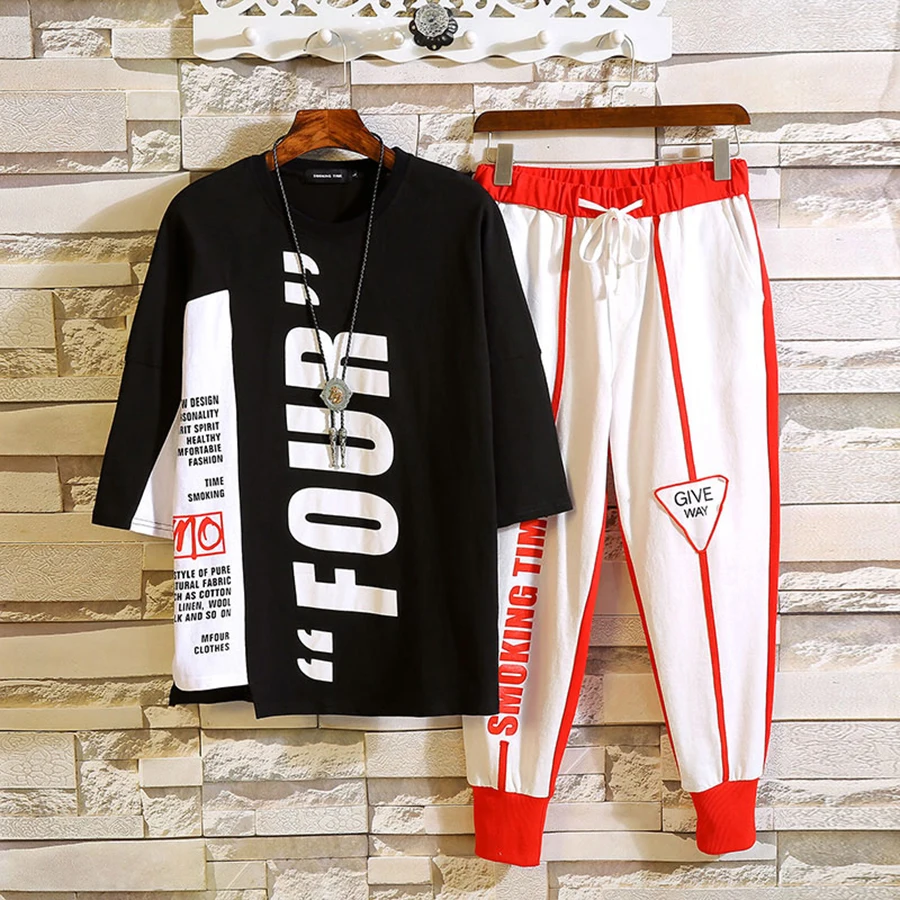 Костюм спортивный мужской повседневный из 2 предметов кофта с капюшоном и штаны