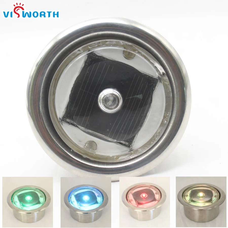 Декоративный светильник на солнечной батарее VisWorth RGB для сада лестницы аварийный