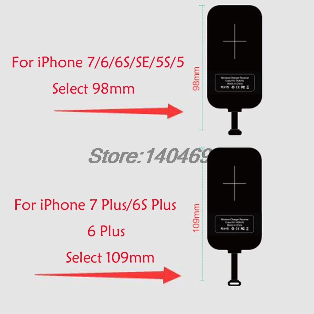 Универсальное беспроводное зарядное устройство Qi для iphone 7 Plus 5S SE 6 6S Nillkin Magic Tag Coil