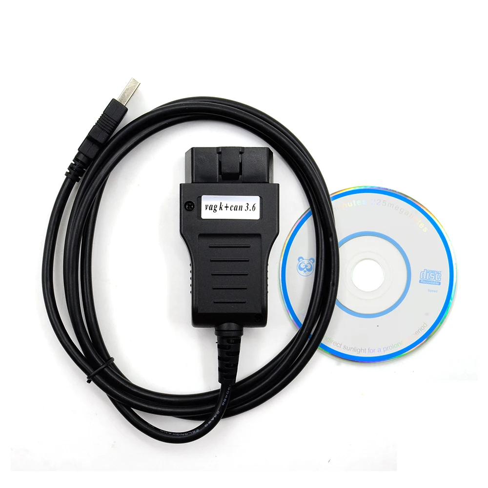Maozua VAG K + CAN Commander 3 6 OBD2 Диагностический интерфейс кабель для V/AD инструмент Vag Can