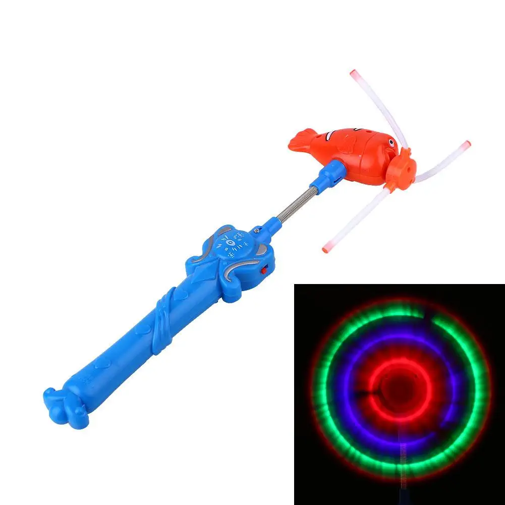 Ветряная мельница волшебная палочка светодиодный светильник музыка вращающаяся