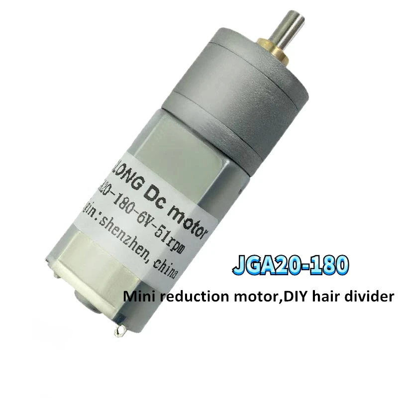 JGA20-180 dc шестерни мини редуктор двигателя DIY разделитель волос 3В 9В | Обустройство
