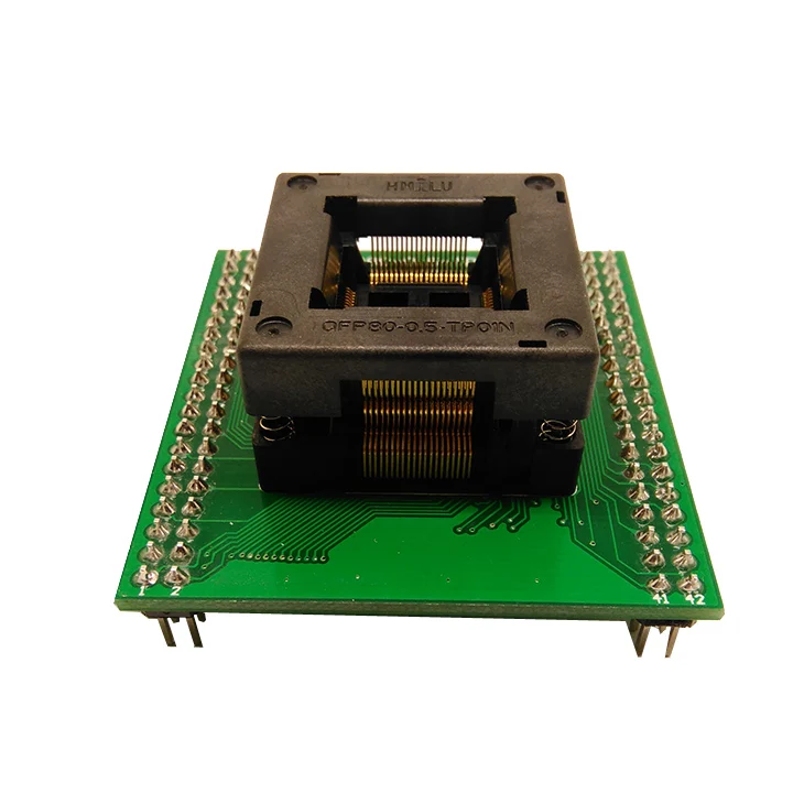 TQFP80 FQFP80 QFP80 к DIP80 программирующая розетка OTQ 80 0.5 02B шаг 0 5 мм IC Размер корпуса 12x12