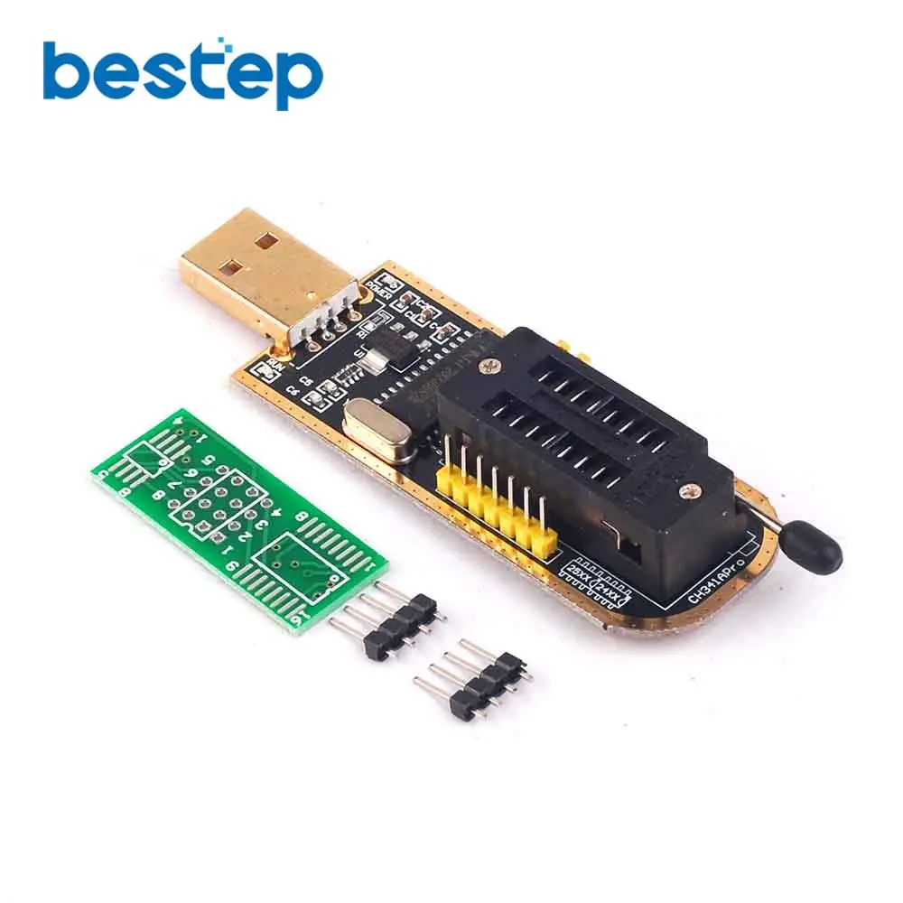CH341A CH341 24 25 серия EEPROM Flash BIOS USB программатор с программным обеспечением и