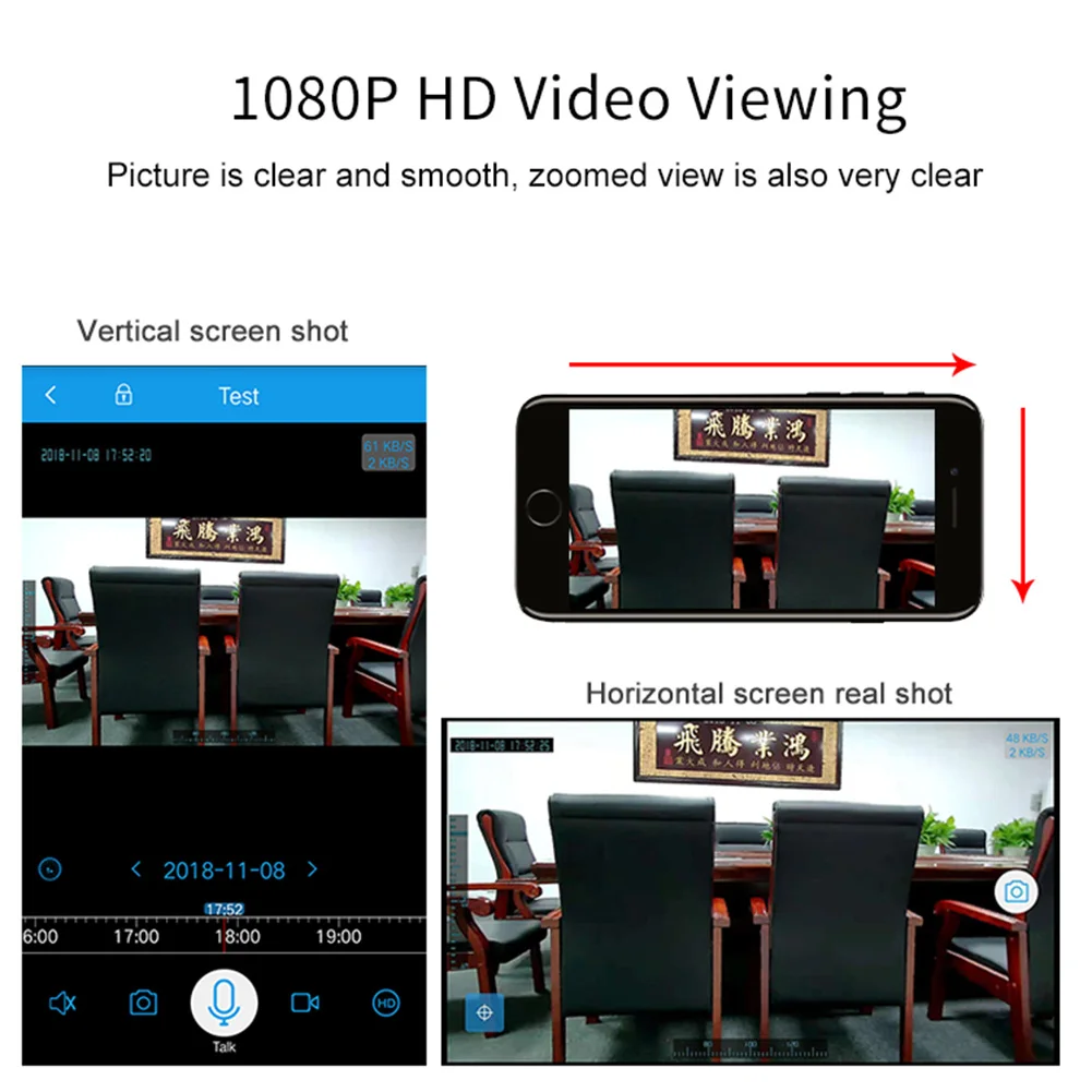 IP камера для домашней системы безопасности с антенной и Wi Fi 720P|Радионяни| |