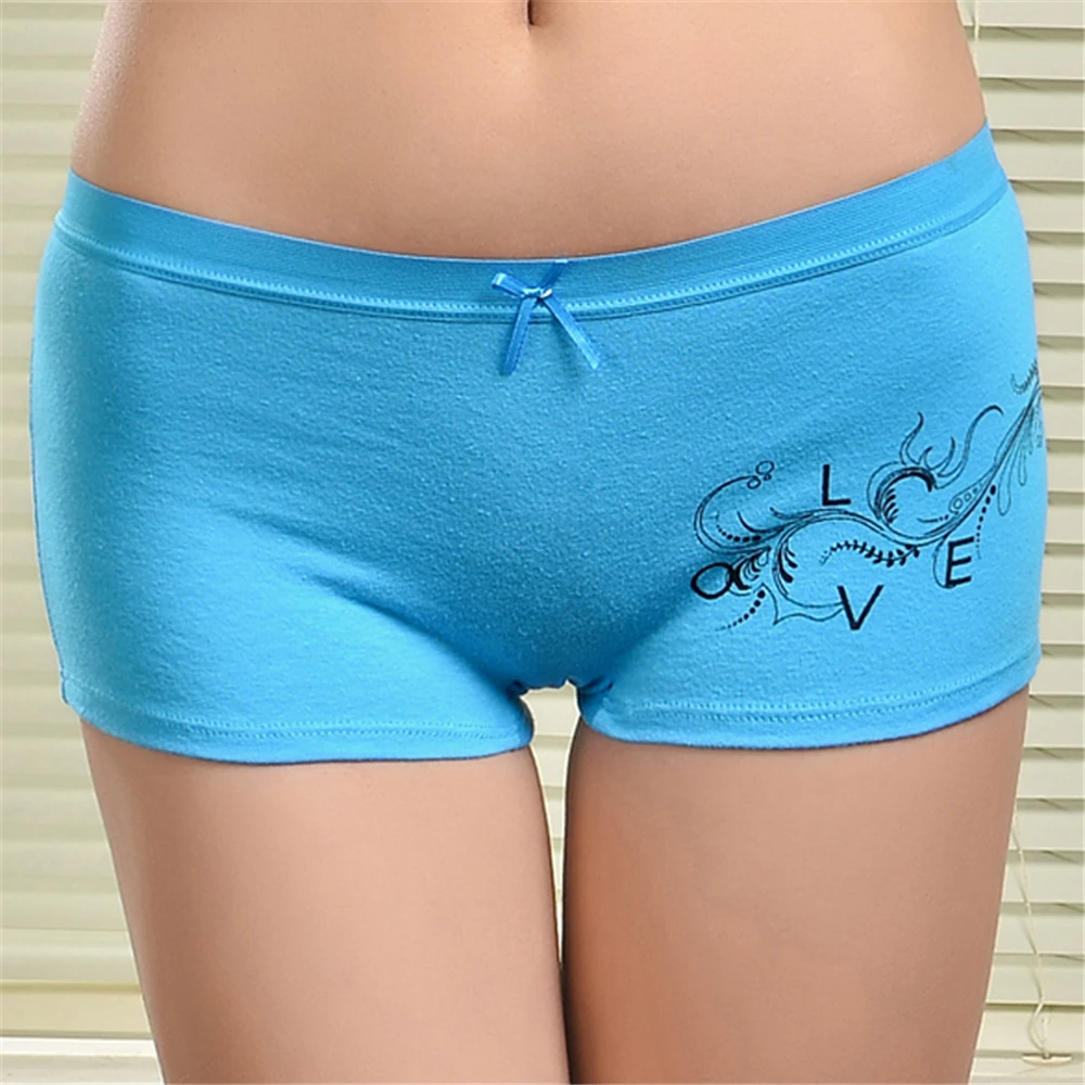 Женские трусы безопасные короткие штаны средняя талия форма тела нижнее белье