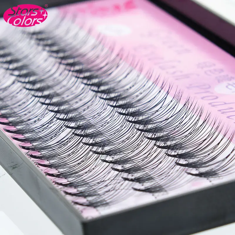 Натуральные накладные ресницы натуральные длинные норковые для наращивания|c