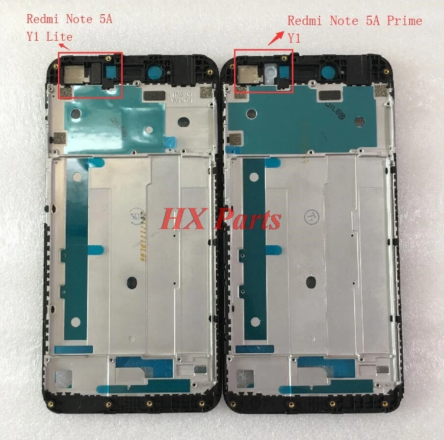 5 шт LCD задняя лицевая панель для Xiaomi Redmi Примечание 5A/5A основная передняя рамка