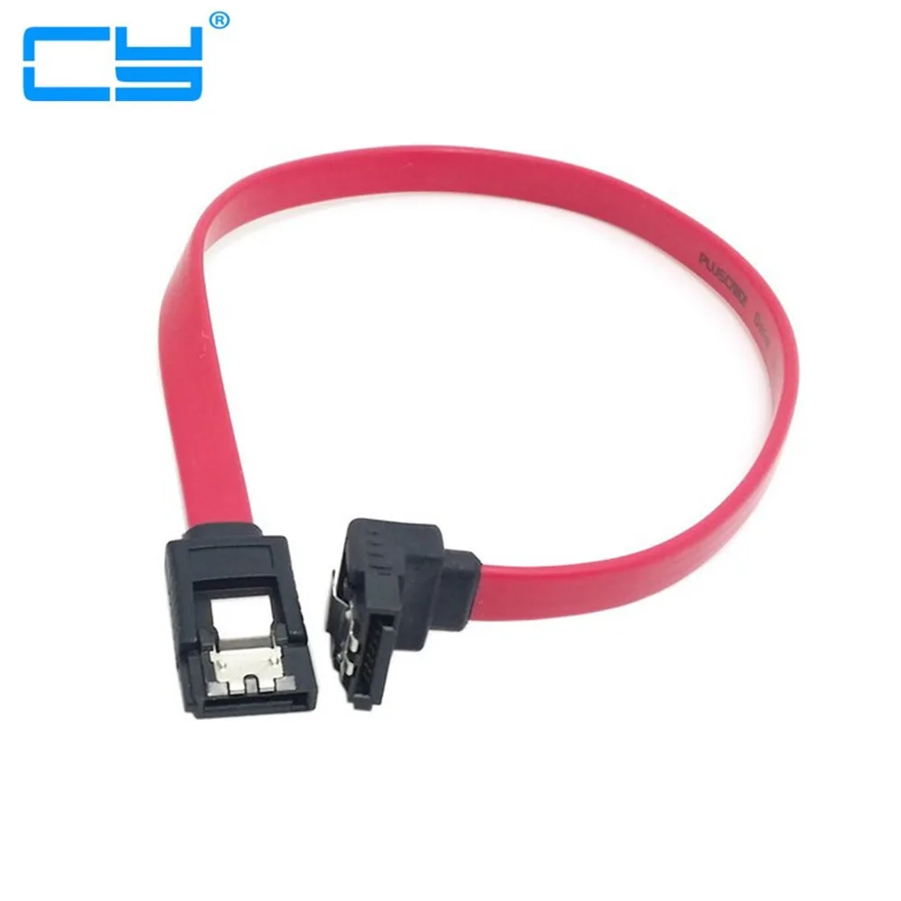 Удлинитель Мама-мама 0 3 м 1 30 см 100 SATA 7pin кабель с запирающейся защелкой и угловой
