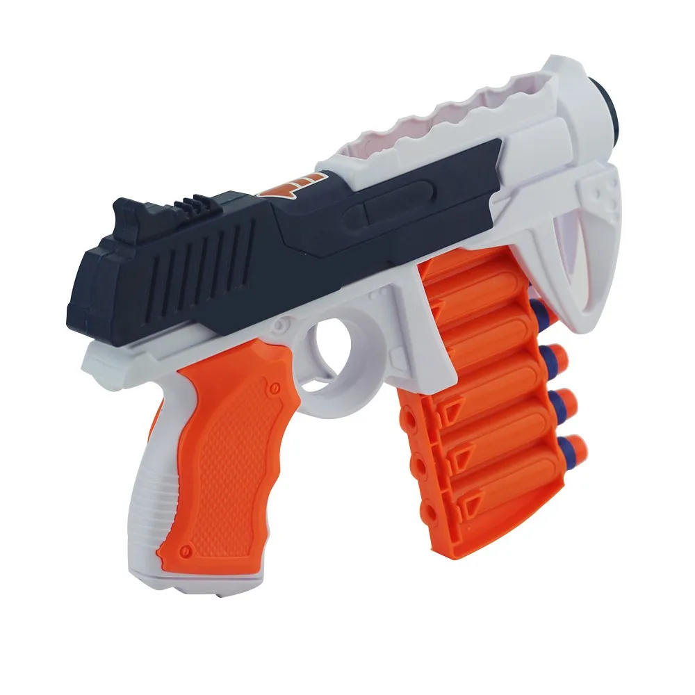 6 стрелочный ручной мягкий пулемет костюм для Nerf пули большой дальности игрушечный пистолет Дротика бластер игрушки для детей хорошая Наружная игрушка