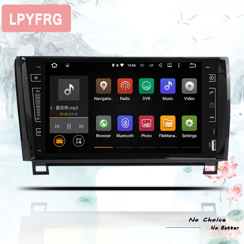 1024*600 для Toyota android автомобильный gps навигатор Автомобильный dvd toyota TUNDRA/Sequoia 2007 2013 с