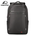 Kingsons модная мужская деловая сумка для отдыха унисекс Большая вместительная Компьютерная сумка для 17' дюймового ноутбука подростка водонепроницаемый USB рюкзак