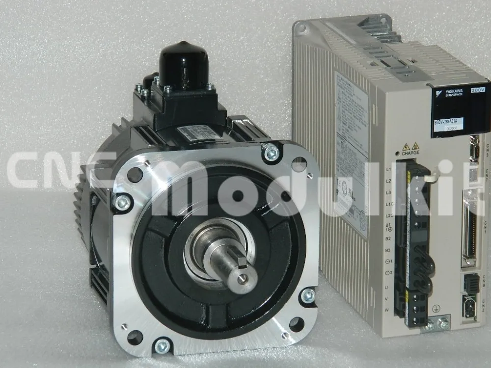 YASKAWA 7 II AC сервопривод система управления Комплект 850 Вт SGM7G-09AFC61 мотор и SGD7S-7R6A00A драйвер 5,39 нм запас CNC модульный комплект