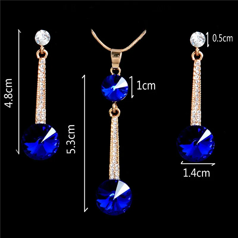 Комплект из колье и серёг с австрийским кристаллом|austria crystal|wedding jewelryjewelry wedding |