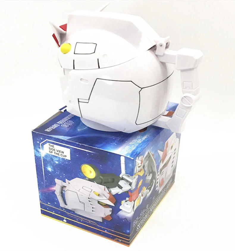 Готовый игрок один креативный GUNDAM RX-78 трансформационный робот 400 мл ПК+ кружки из нержавеющей стали чашка для офиса чашка для воды