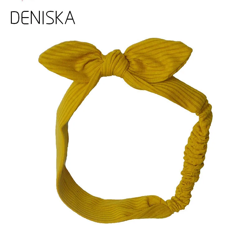 ДИНИСКА Модные ободки для волос с бантом Резинки-ободки для головы с растяжкой Завитый узел из кроличьих ушек Аксессуары для укладки волос Стилинг