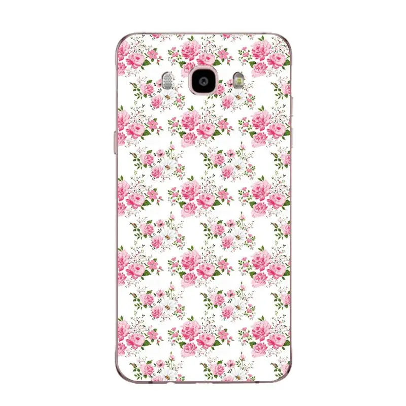 Litchi Soft Clear TPU Phone Case For Samsung J3 J5 J7 S6 S7 S8 note8 A3 A5 C7 J2prime Daisy Silicone Cute Cover Free Shipping | Мобильные
