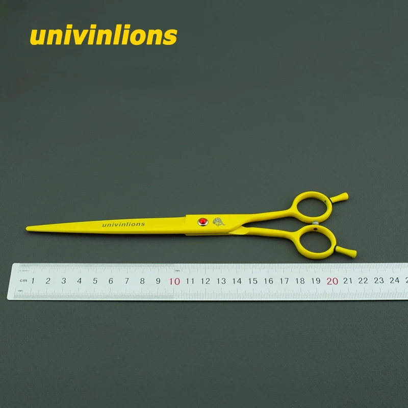 Univinlions, 8 дюймов, прямые ножницы для стрижки собак, ножницы для стрижки собак, ножницы для стрижки домашних животных, ножницы для стрижки кошек, бритвы