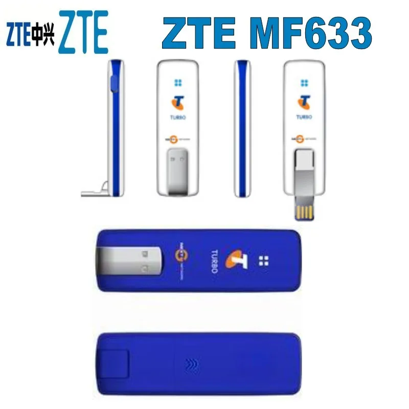 

Lot of 100pcs HSPA 7.2Mbps ZTE MF633 USB Modem