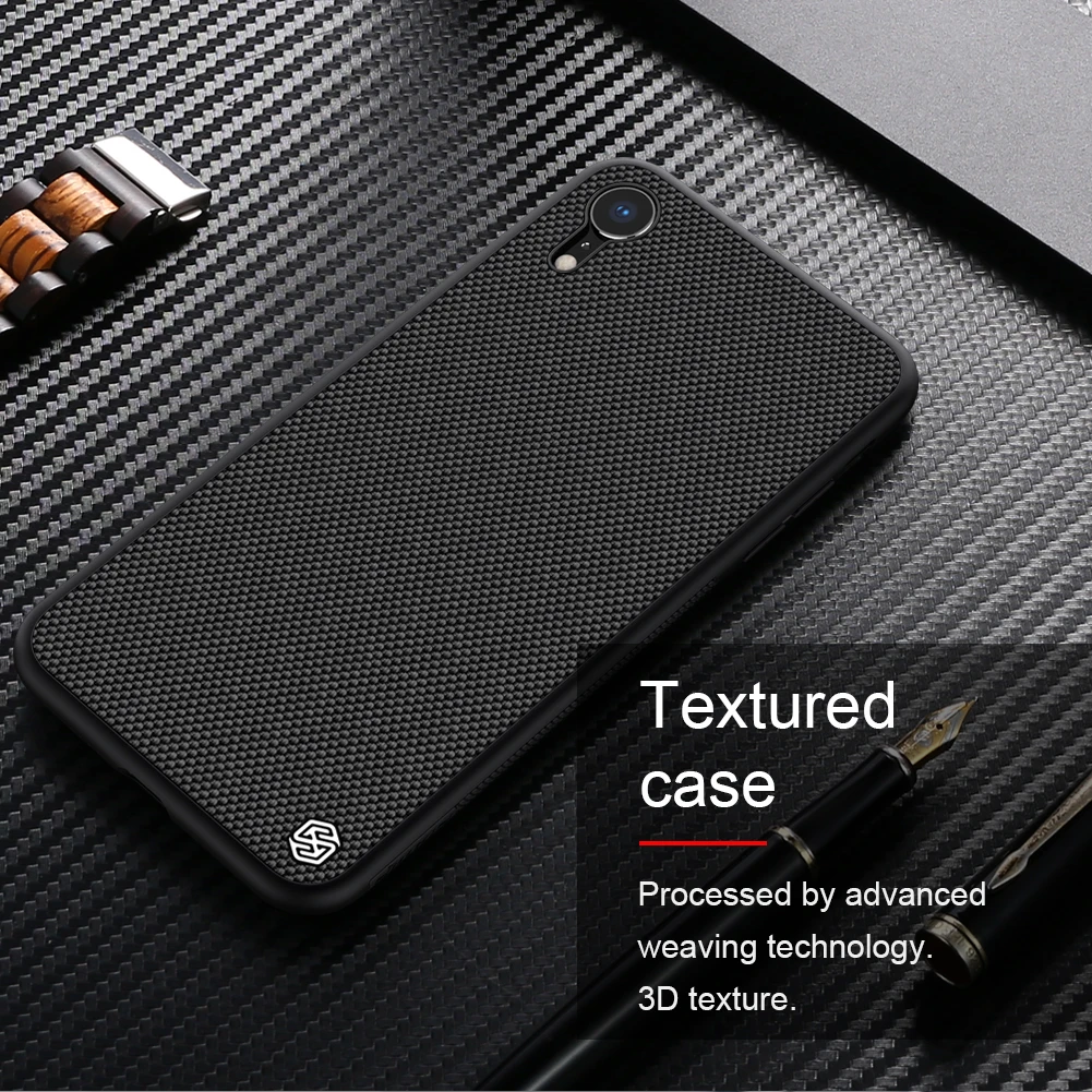 Nillkin нейлоновый чехол для iPhone XR TPU + PC задняя крышка iphone прочный нескользящий