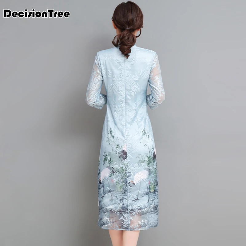 Азиатская одежда aodai vietnam cheongsam более женственное платье для женщин китайское традиционное платье