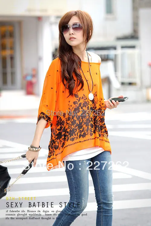 2015 new best summer women chiffon dresses fashion Bohemia print chffion wide size very cheap with good quality blouse |