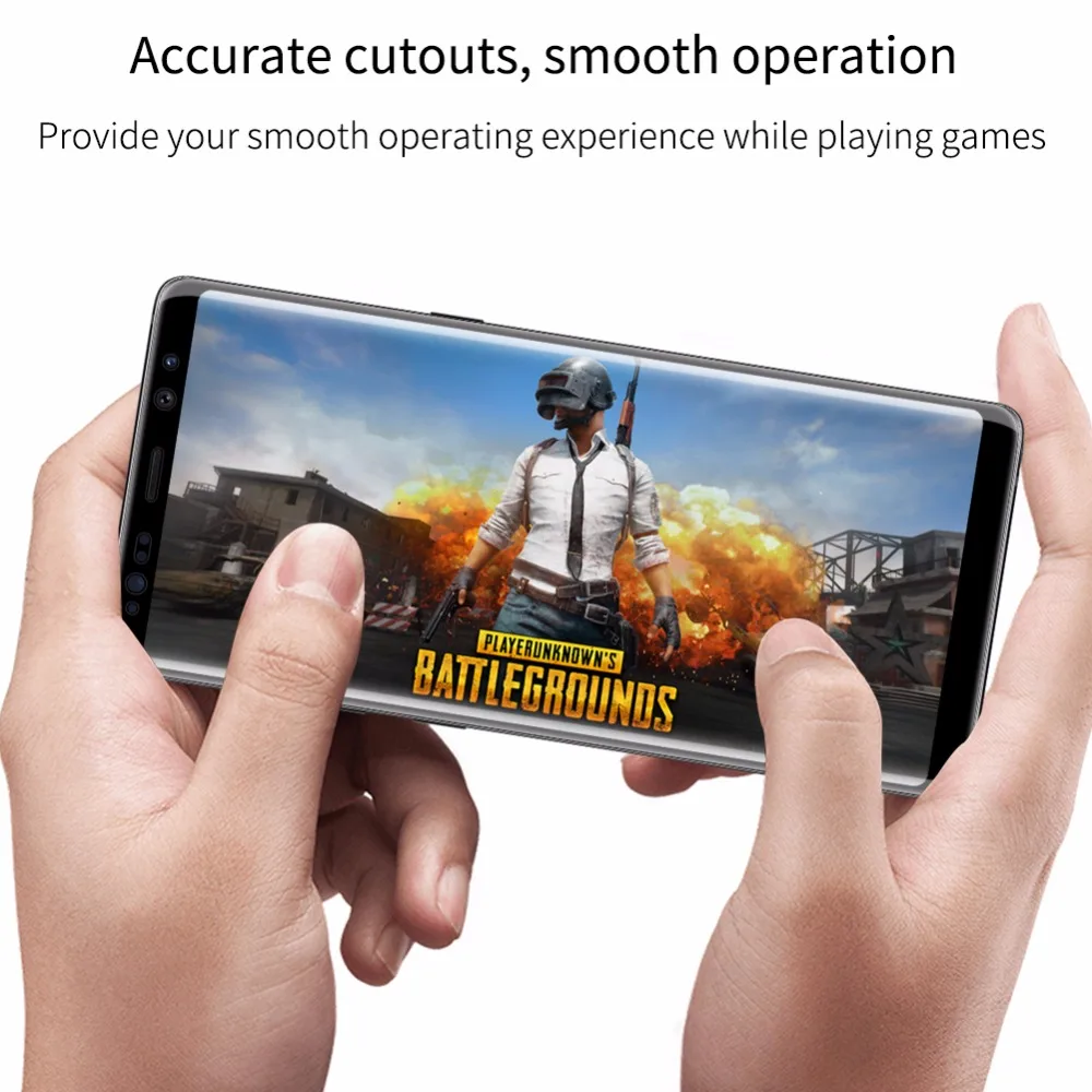 Примечание 8 3D DS+ Max полное покрытие для samsung Galaxy Note 8 закаленное стекло экран протектор круглый край Nilkin HD стеклянная плёнка