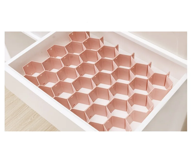 WBBOOMING Регулируемый органайзер для выдвижных ящиков сотовая доска Разделитель