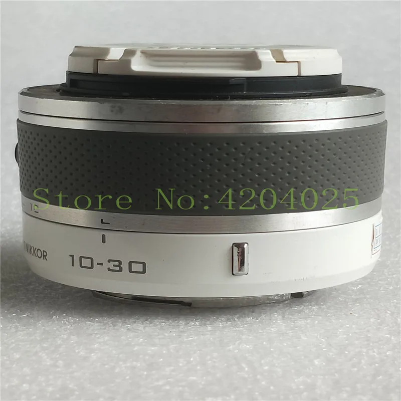 white Зум-объектив для Nikon 1 10-30 мм V1 V2 V3 J1 J2 J3 J4 J5 10-30 f/3,5-5,6 беззеркальная камера(б/у - Цвет: white