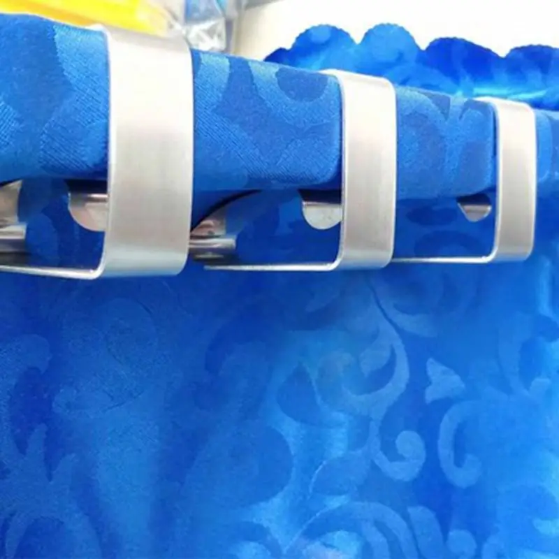 4 шт. гетры с рисунком листьев Нержавеющая сталь Скатерти скатерть зажим зажимы