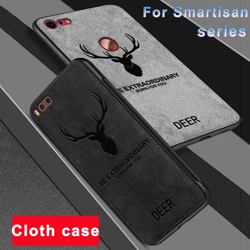 Для Smartisan Nut 3 U3 Pro Pro2 Pro2s R1 чехол мягкий хлопковый чехол для Smartisan Nut Pro 2 Pro 2s Чехол из ткани+ ТПУ чехол для телефона