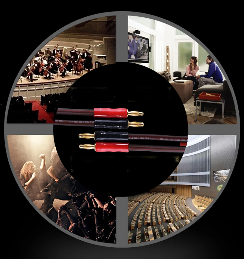 Высококачественный медный аудиокабель GoSo 1 5 метров высокого качества с золотым