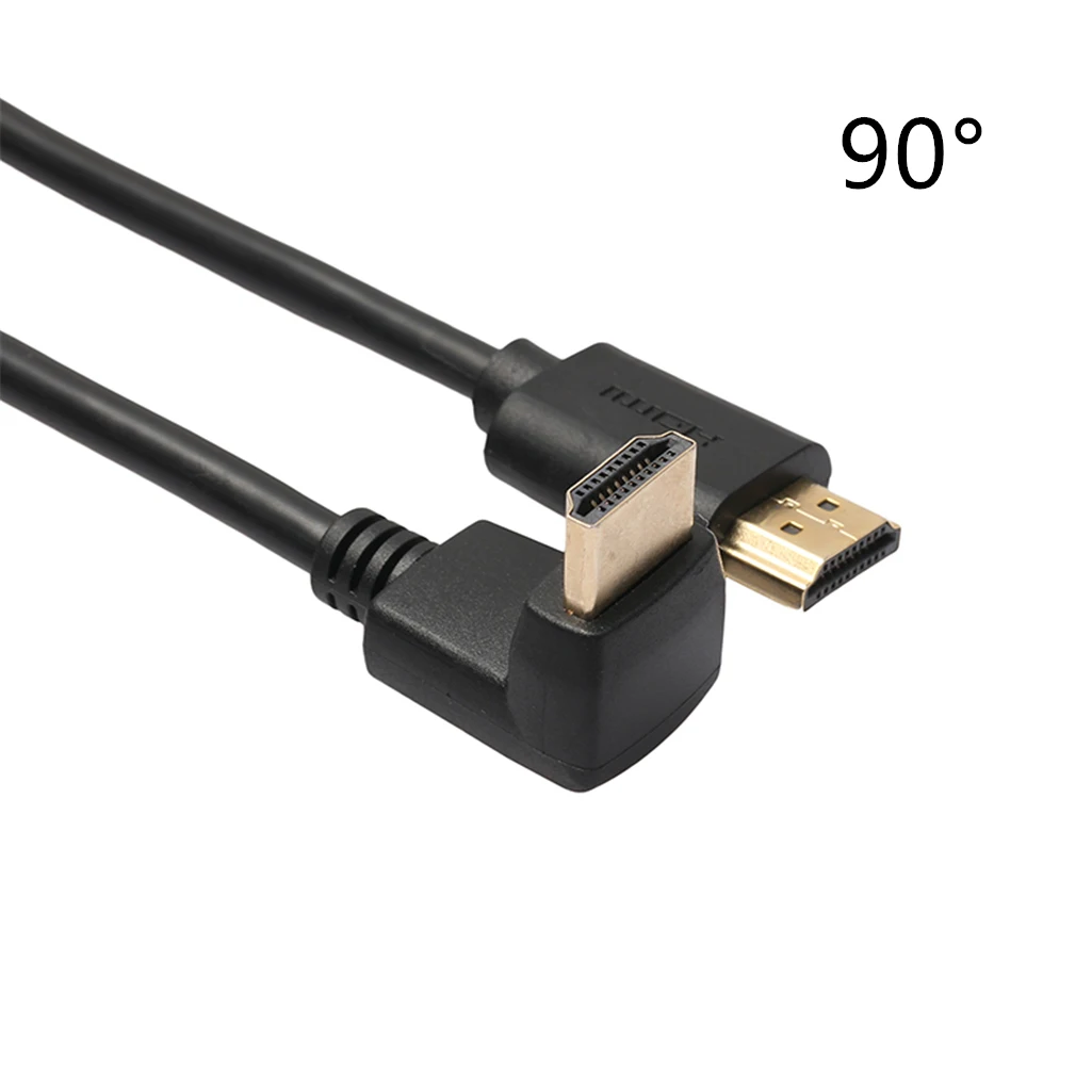 REXLIS Кабель HDMI 270/90 градусов угол HDMI к кабелю HDMI 5 m 1,5 м 2 м 3 м HDMI 2,0 кабель 4 K 3D для ТВ PS3 проектор компьютерный кабель