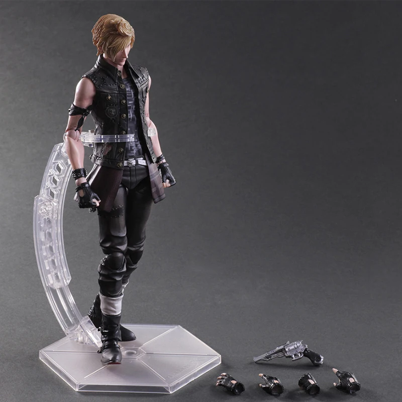 26 см аниме Play Arts kai Final Fantasy вариант фигурки Prompto Argentum переменная Коллекция Модель