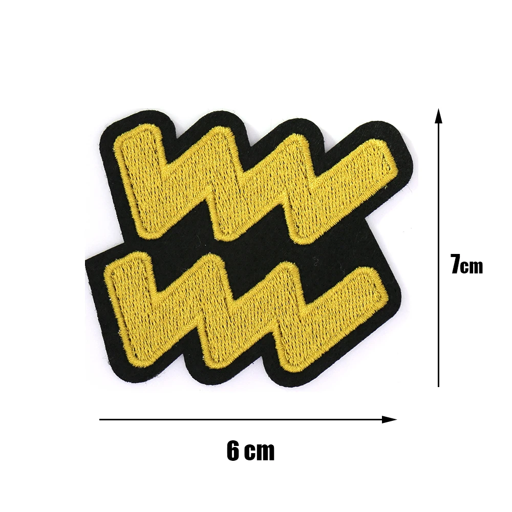 Новые 1 шт железные стильные золотые красивые значки созвездия наклейки для