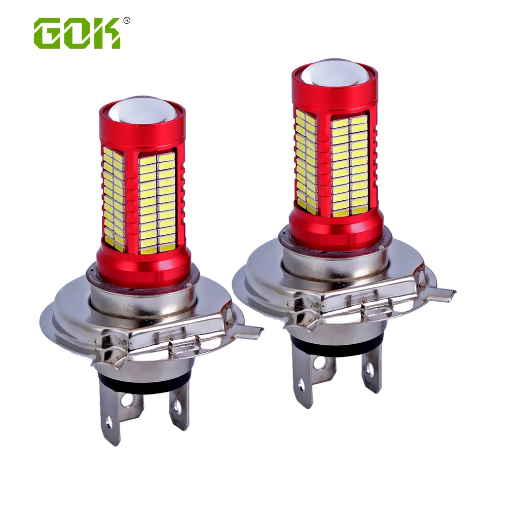 

50 x H7 H8 H11 9005 9006 h4 smd СВЕТОДИОДНЫЙ 4014 smd h4 106 Светодиодная лампа ходовые огни 6000K белая Автомобильная противотуманная лампа светодиодная фара