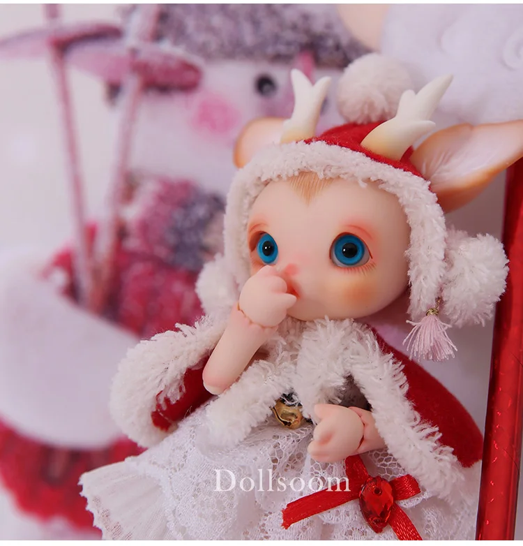 Руди 1/8 BJD SD Pet мяч шарнирная кукла тело смолы фигурки опционально полный набор подарок на день рождения Рождество олень