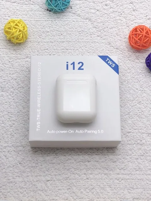 i12 white Перевозка груза падения i12 наушники-вкладыши TWS Bluetooth 5,0 наушники двойной звонки Smart Touch наушники для iPhone Samsung Xiaomi Huawei Pk I9s I7s I10 наушники - Цвет: i12 white