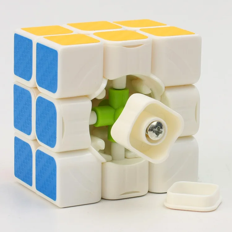 3*3*3 углерода волокно стикеры ручной Spinner нео-кубы скорость игры кубики