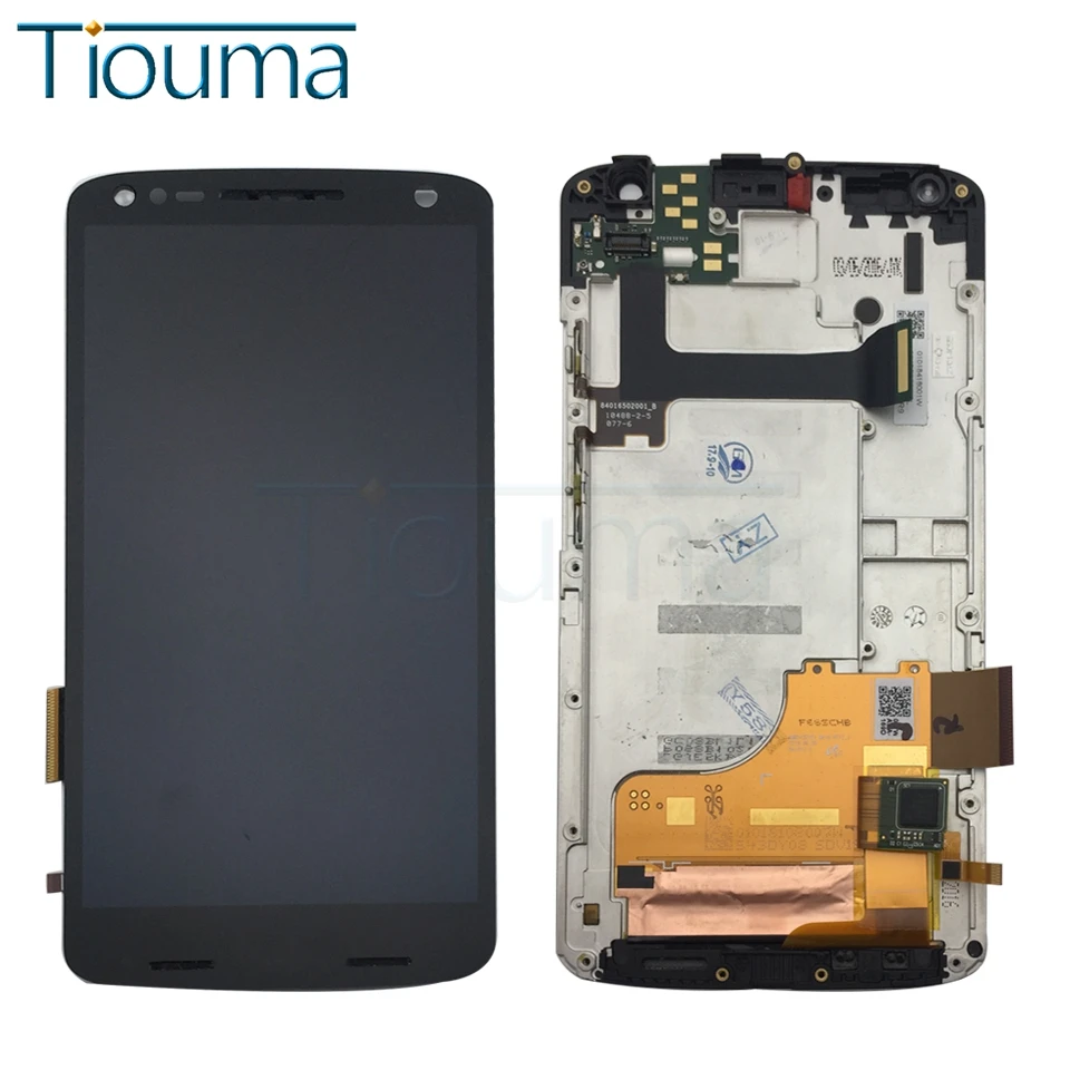 5 43 &quotдля Motorola Moto Droid Turbo 2 XT1580 XT1581 XT1585 ЖК дисплей с сенсорным экраном и