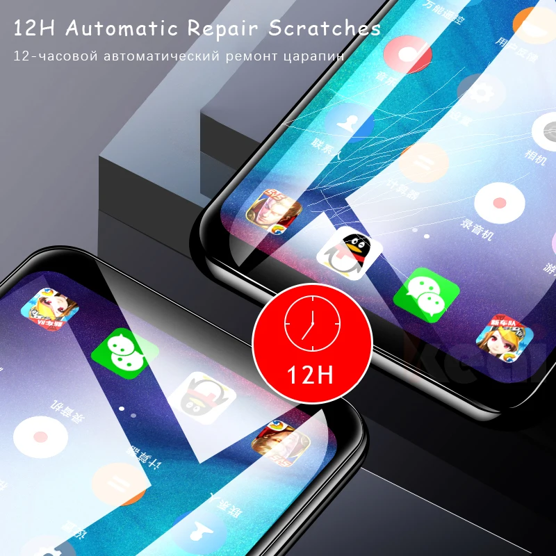 15D полное покрытие мягкая Гидрогелевая пленка для Xiaomi Redmi Note 7 Mi 9 Защита экрана 6 6A 5