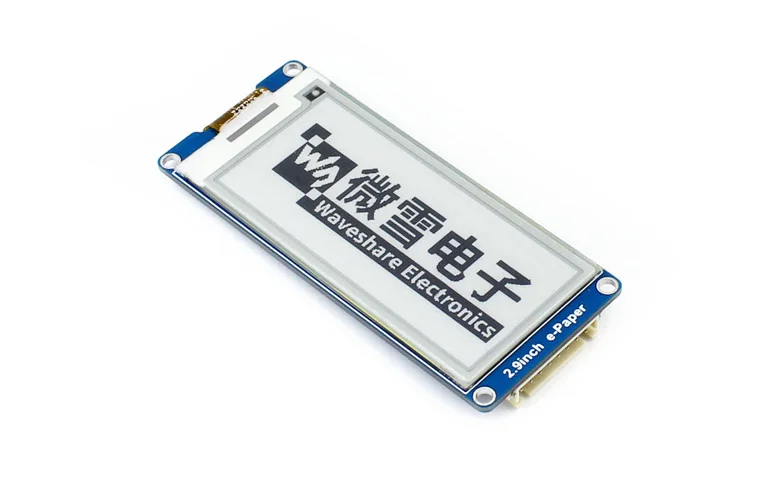 296x128, 2,9 дюймовый модуль дисплея E-Ink, SPI интерфейс, совместим с различными платами, поддерживает различные контроллеры